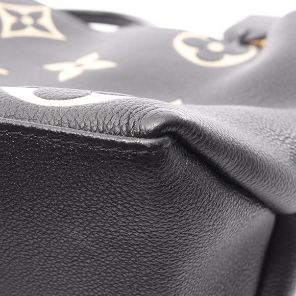 Louis Vuitton Bi-Color Black/Cream Monogram Empreinte  Louis Vuitton Grand Palais Bicolor Handbag Empreinte Black Beige
